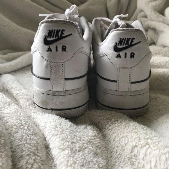 Nike Air Force 1 Low Double Air Low White Black - Picture 3 of 4